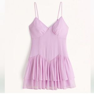 Abercrombie dropped waisted ruddle mini dress